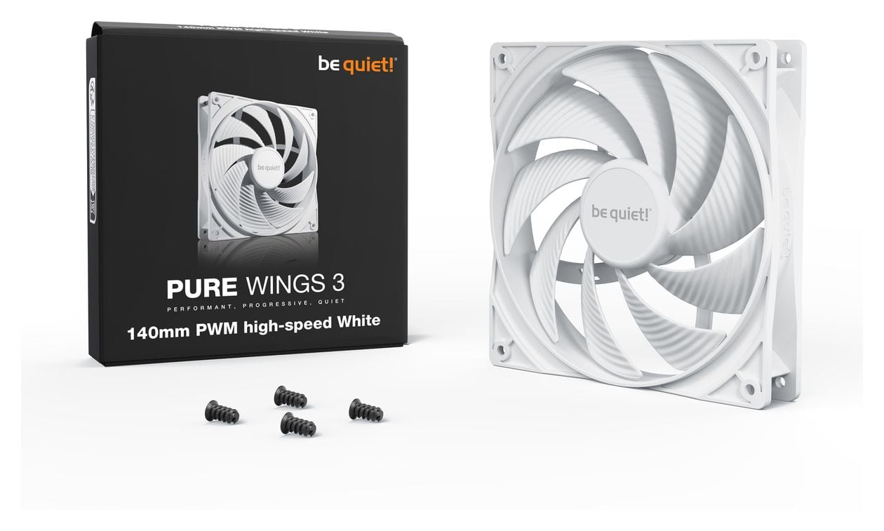 Pure Wings 3 140mm PWM high-speed White 