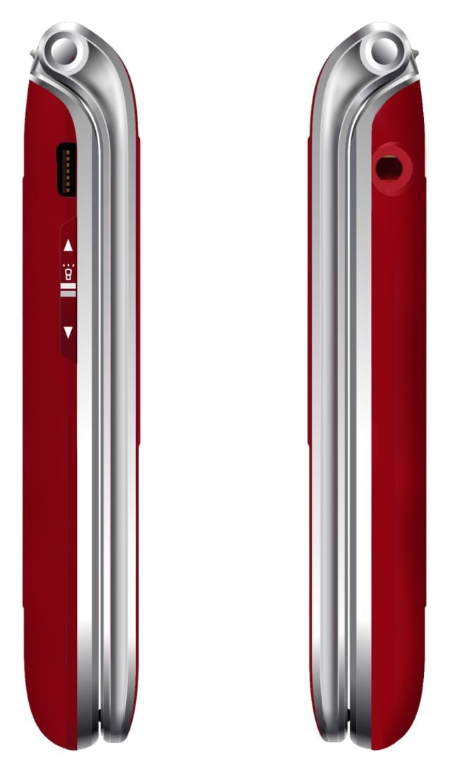 SL605 4G Smartphone 6,1 cm (2.4 Zoll 1,3 MP Single SIM  (Schwarz, Rot) 
