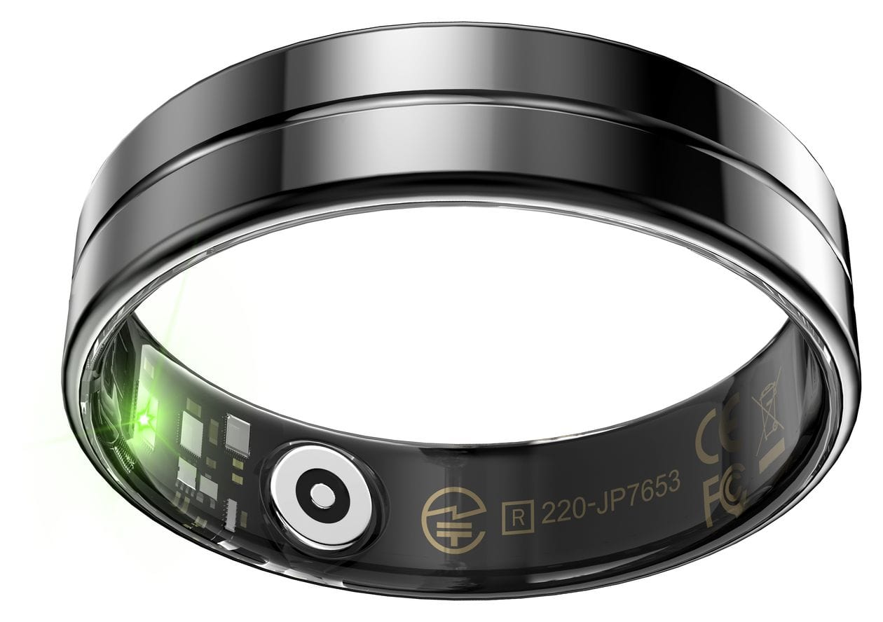 SR11 Smart Ring Größe 12  (Schwarz) 