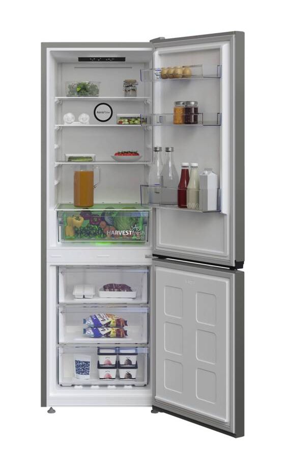 B5RCNA346HG 209 l / 92 l Kühl-Gefrierkombi freistehend NoFrost 200 kWh Jahr  (Grau) 