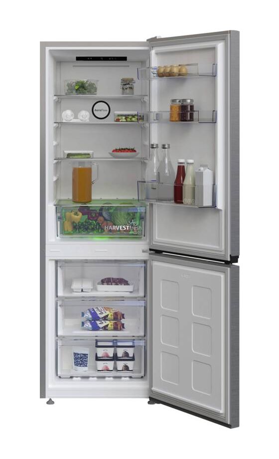 B5RCNA346HXB 209 l / 92 l Kühl-Gefrierkombi freistehend NoFrost 200 kWh Jahr  (Edelstahl) 