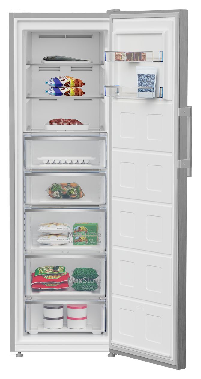 B7RFNE315XP 286 l Gefrierschrank 200 kWh Jahr NoFrost  (Edelstahl) 