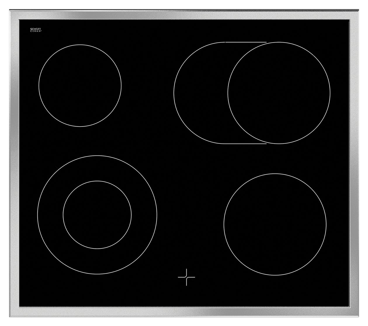BBUM12321X Herdset groß mit 60 cm Glaskeramik Kochfeld 
