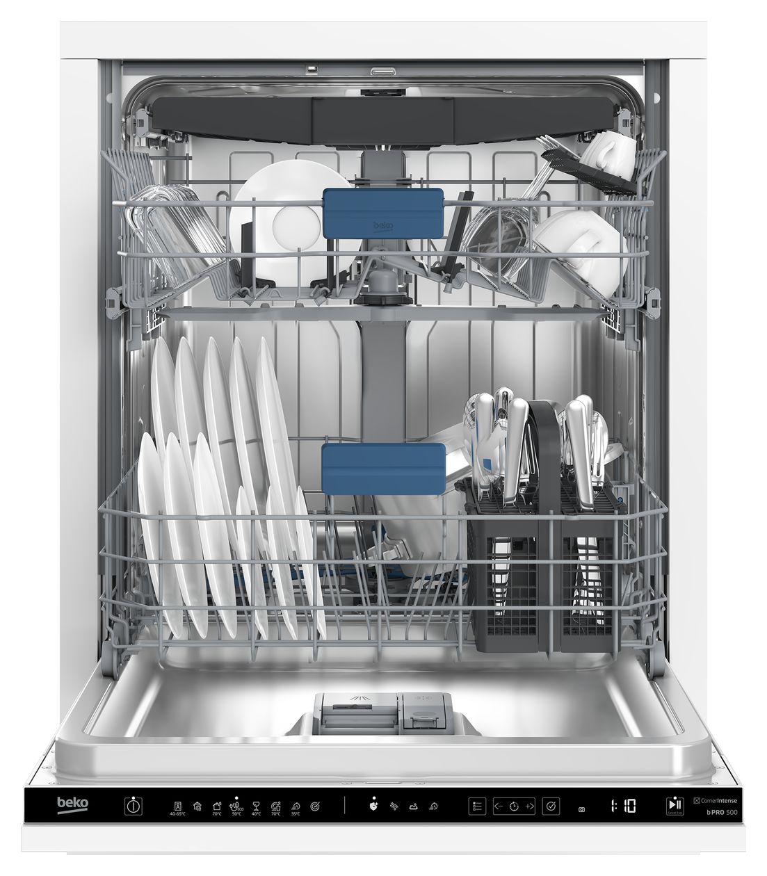 BDIN38450 60 cm Geschirrspüler vollintegriert (ohne Front) Sehr leise 14 Maßgedecke Restwärme 