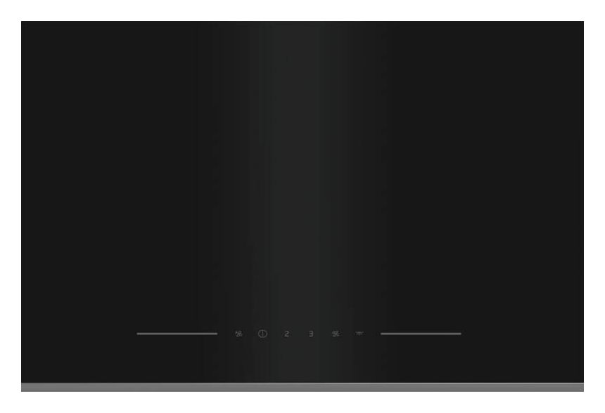 BHCA96641BBHPS Dunstabzugshaube/Esse Wand 90 cm (Schwarz) 