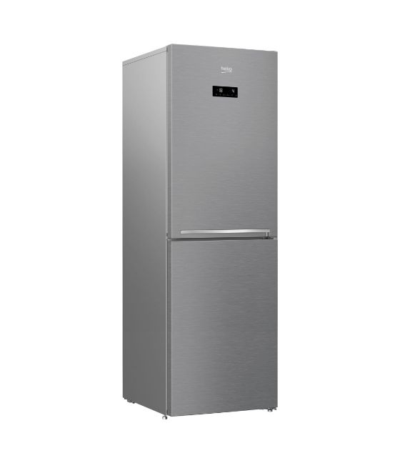 RCNA386E40ZXBN 215 l / 143 l Kühl-Gefrierkombi freistehend NoFrost 263 kWh Jahr  (Edelstahl) 