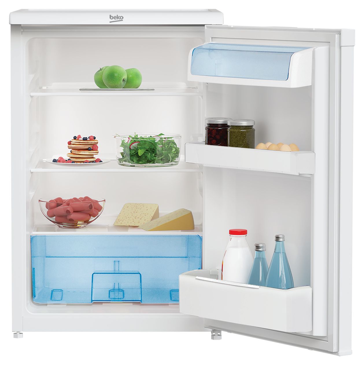 TSE1423N 128 l / 128 l Tischkühlschrank EEK: F 112 kWh Jahr  (Weiß) 