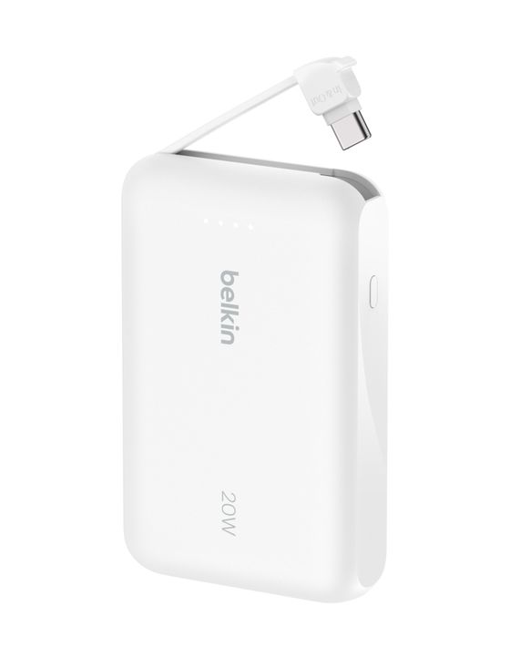 BoostCharge BPB021 10000 mAh Powerbank USB Typ-C  (Weiß) 