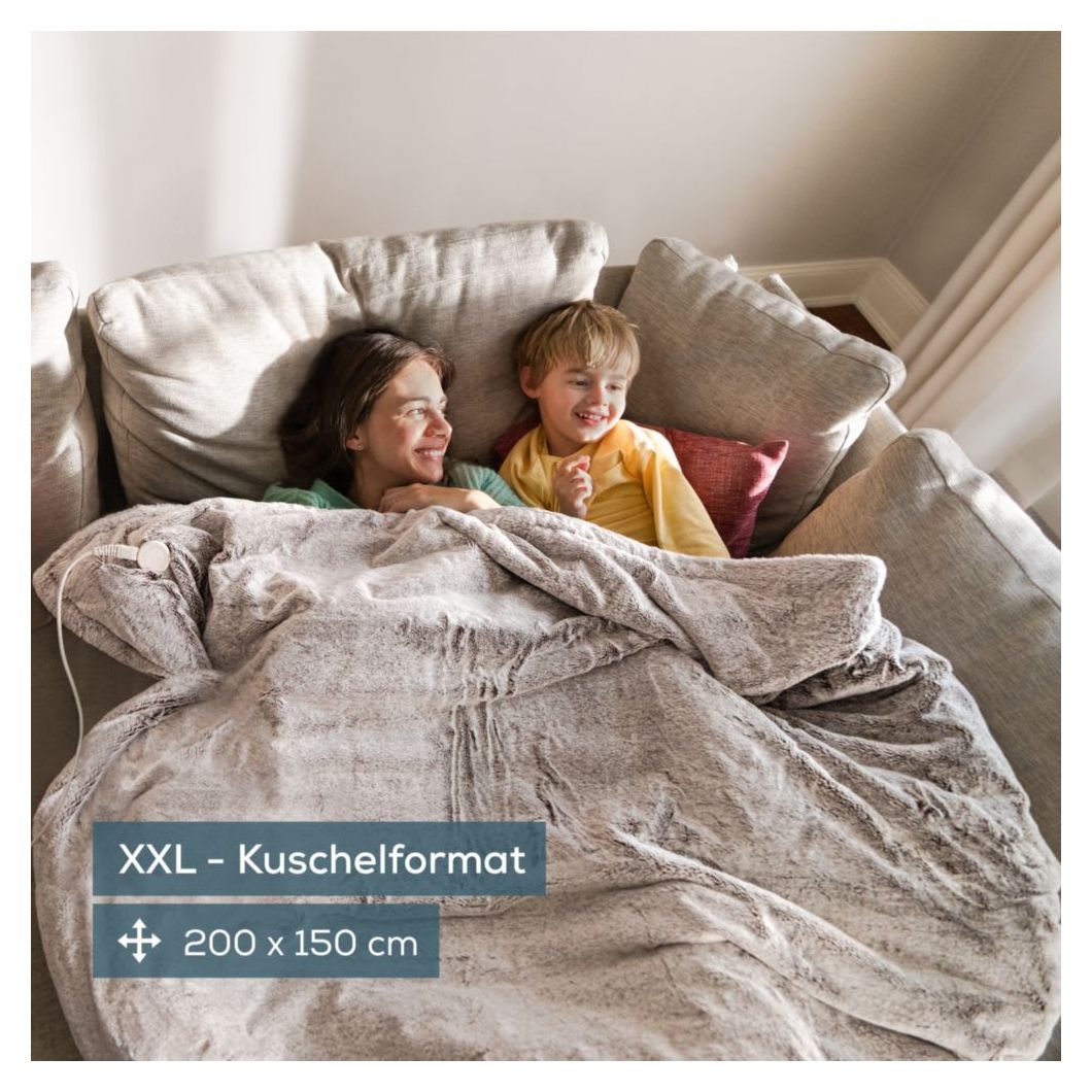 HD150 XXL Heizdecke 150 W  (Graubraun) 