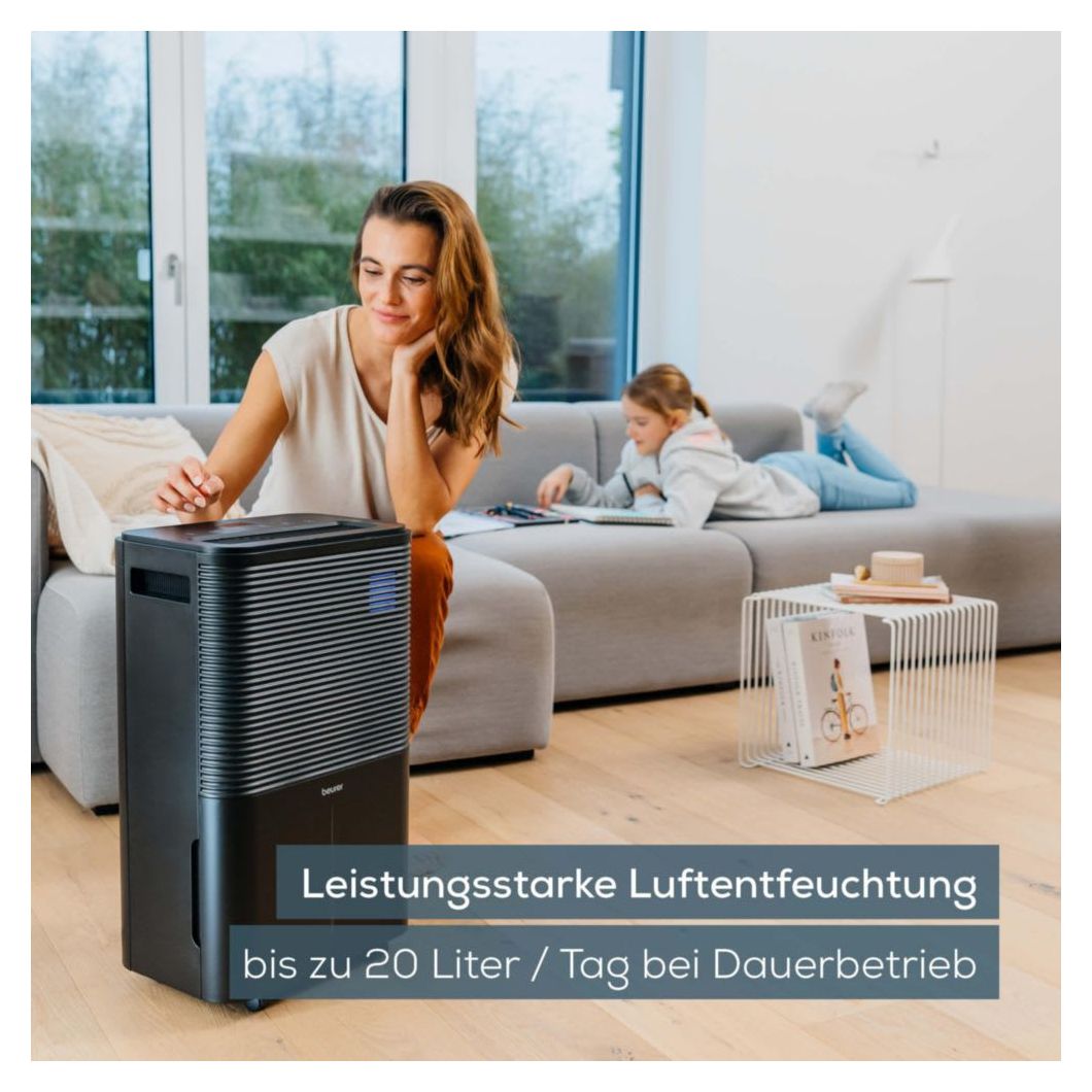 LE250 Luftentfeuchter 4,0 l Tank 