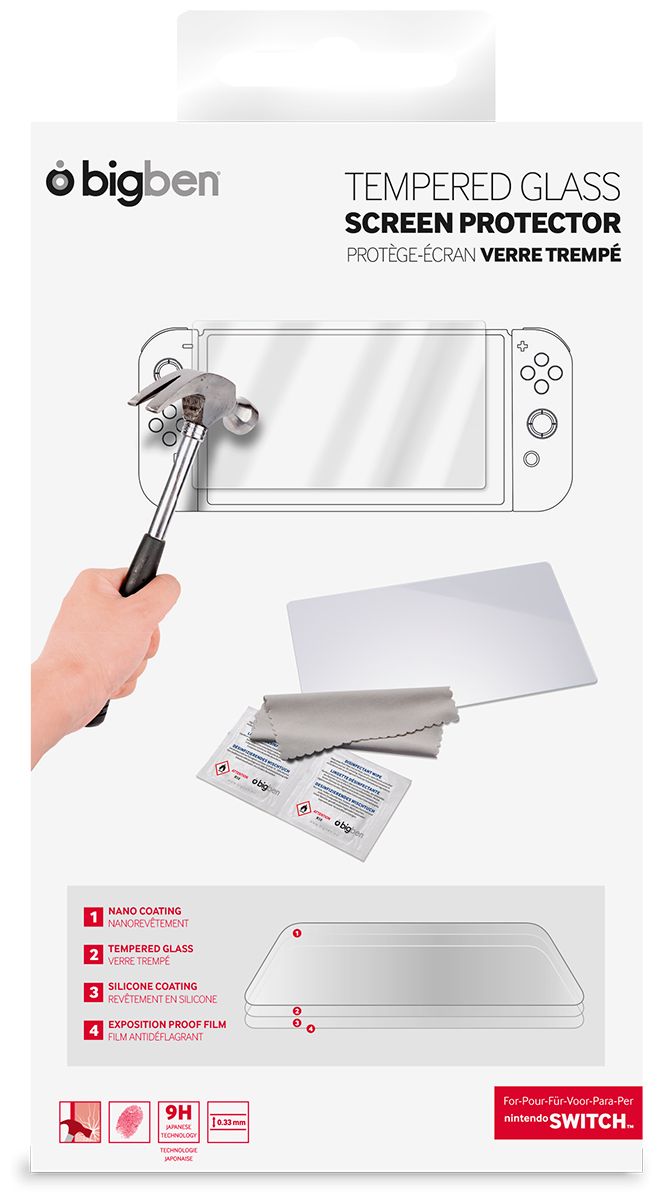 Tempered Glass Screen Protector Switch Nintendo Switch (Transparent) 