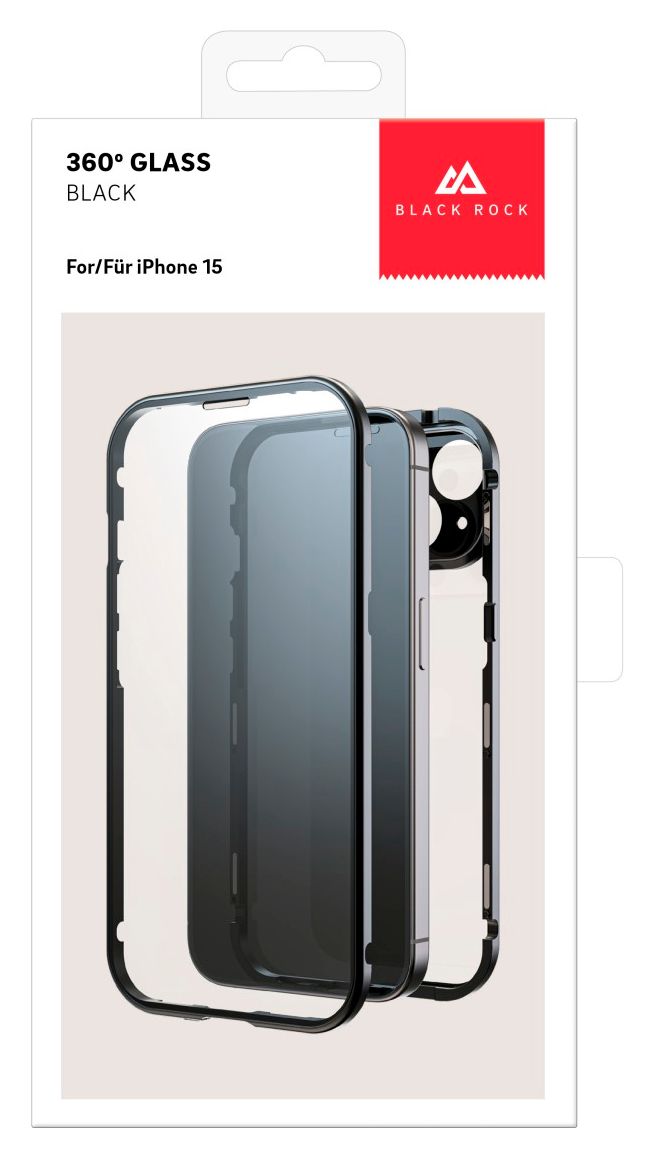 221253 Rückseiten-/Bildschirmschutz Metall, Kunststoff, Gehärtetes Glas 9H für  Apple iPhone 15 Kratzresistent 