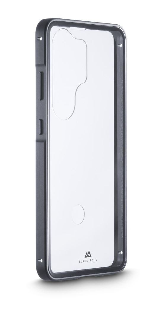 360 Grad Glass Cover für Samsung Galaxy S26 Ultra  (Schwarz/Transparent) 