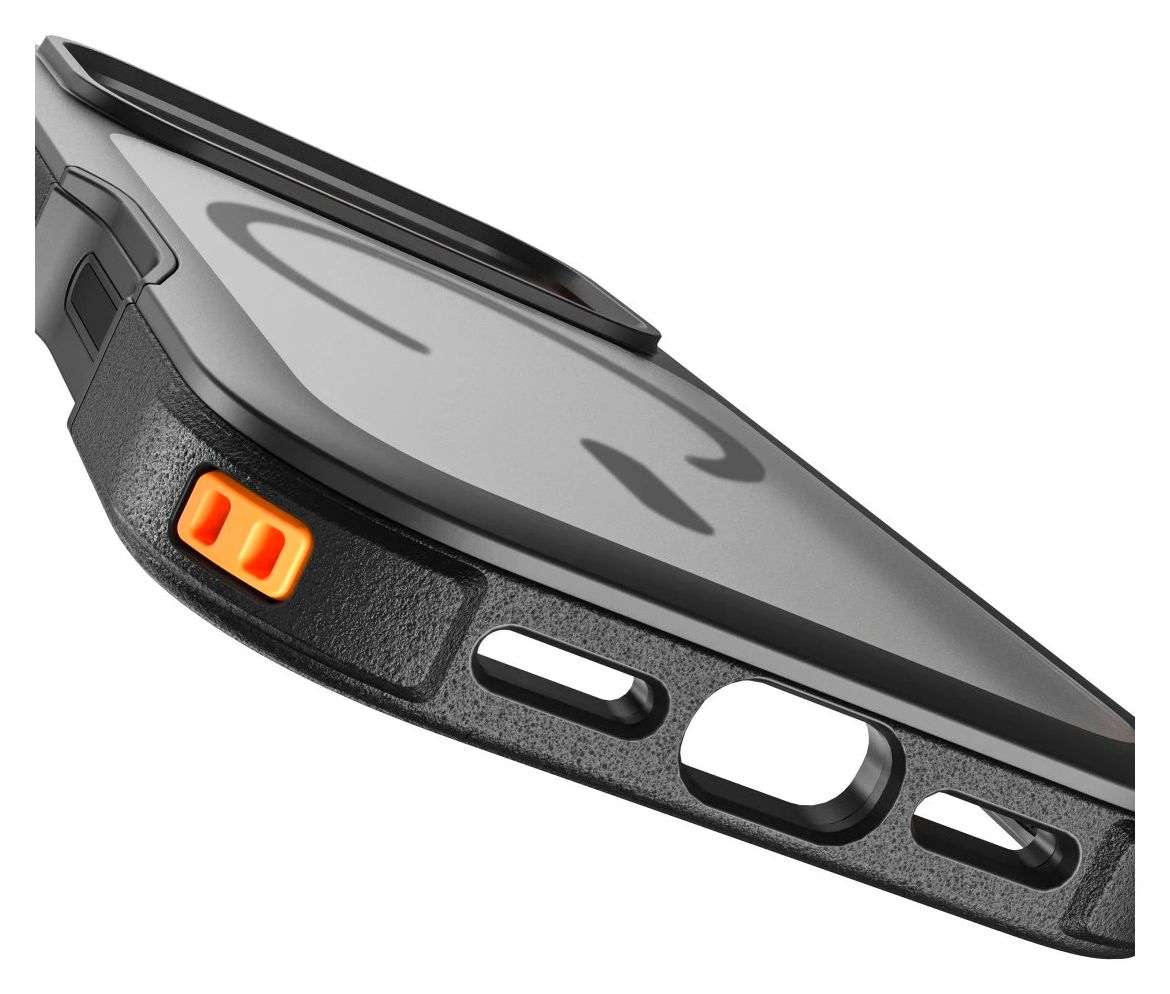 Robust Hybrid Cover für Apple iPhone 17 Pro / 18 Pro  (Schwarz) 