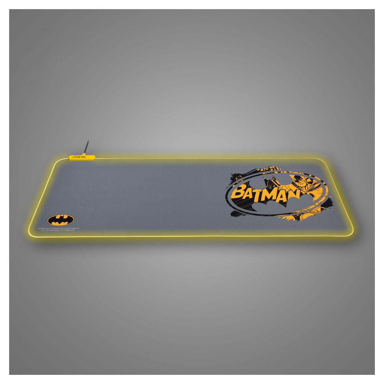 DC Batman Mauspad  (Schwarz, Grau, Gelb) 