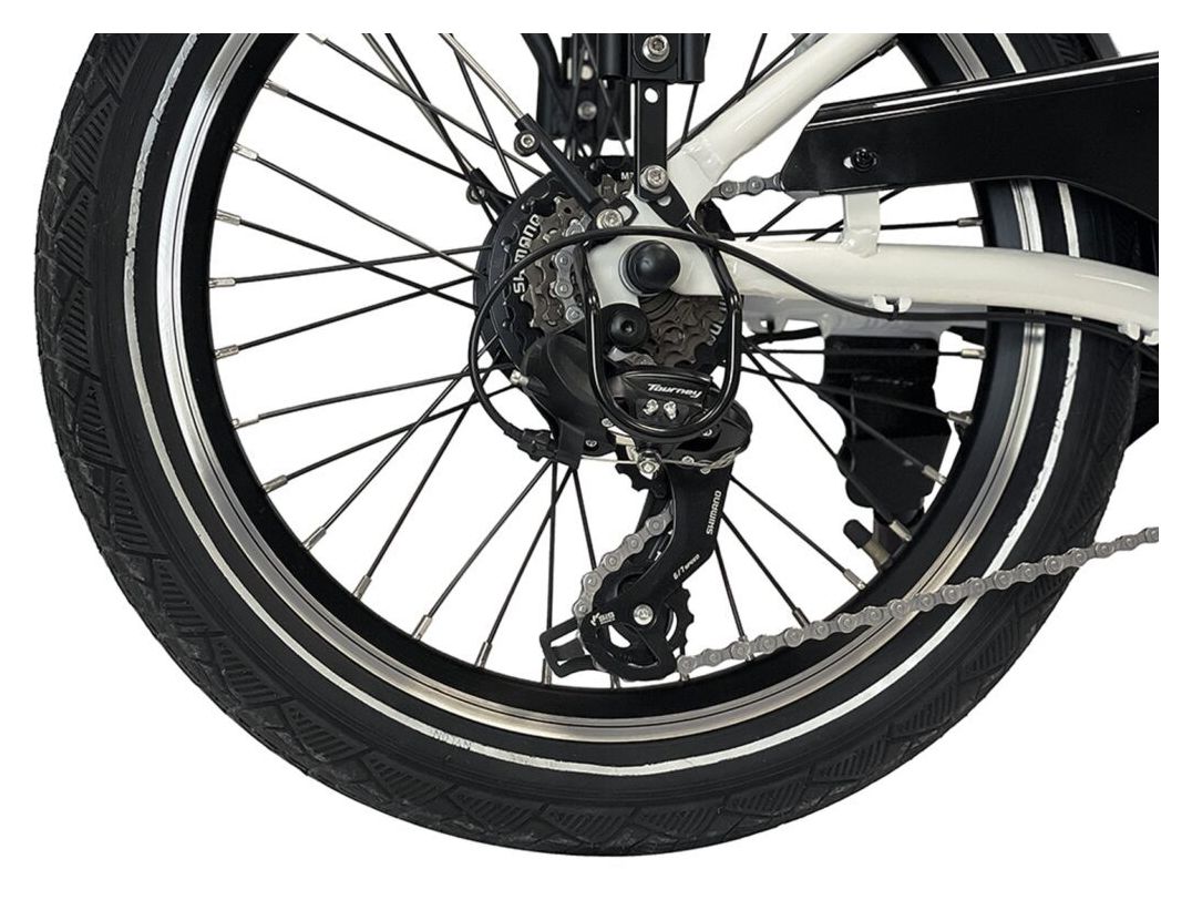 Berta 50,8 cm (20") 250 W E-Bike 7,8 Ah  (Schwarz, Weiß) 