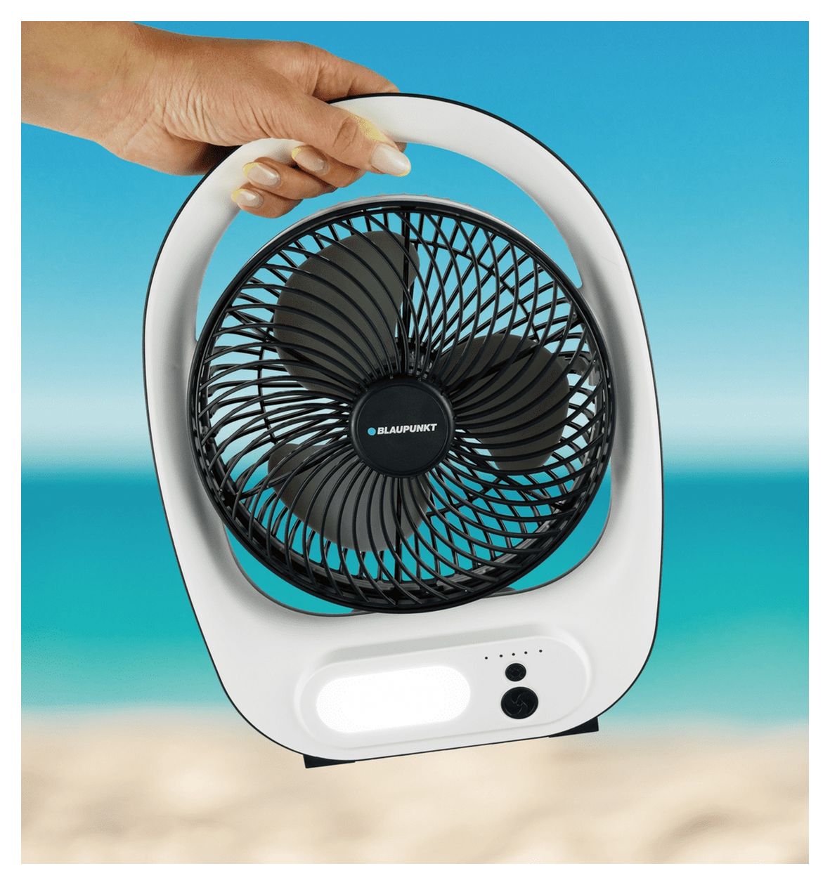 WB011 Ventilator Flur, Tisch  (Weiß) 