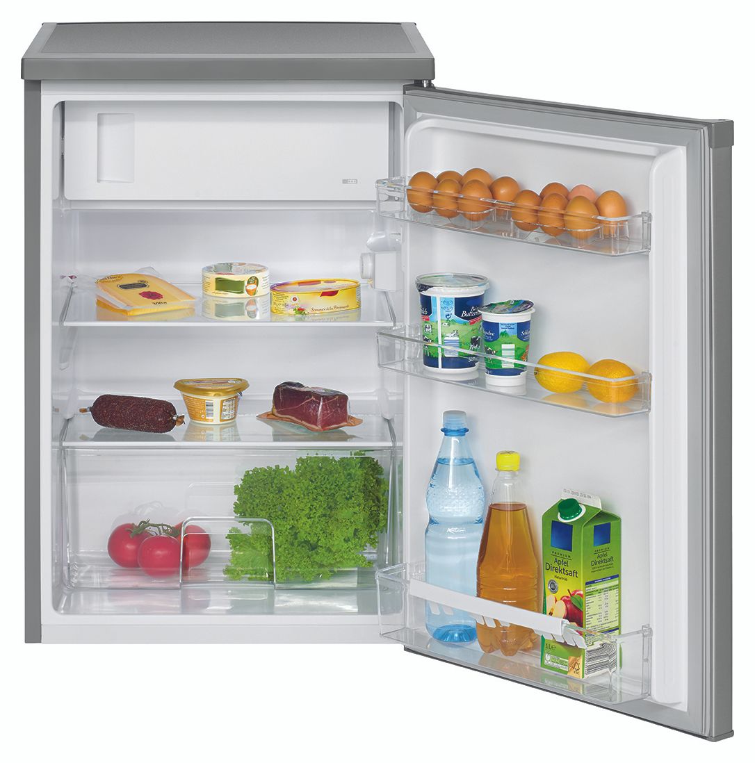 KS2184 120 l / 107 l Tischkühlschrank EEK: E 137 kWh Jahr  (Edelstahl) 