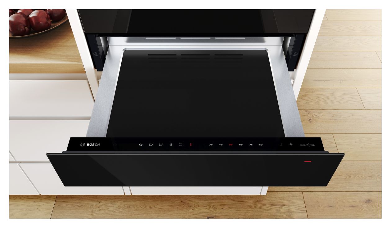 Serie 8 BIC9101B1 Wärmeschublade 14 cm 30 - 80 °C (Schwarz) 