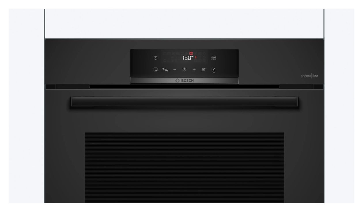 HBDMATTBK5 (HBA4720M3 + PVQ69BHC1E) Backofen-Set groß AutoClean mit autarkem 60,2 cm Induktions Kochfeld 