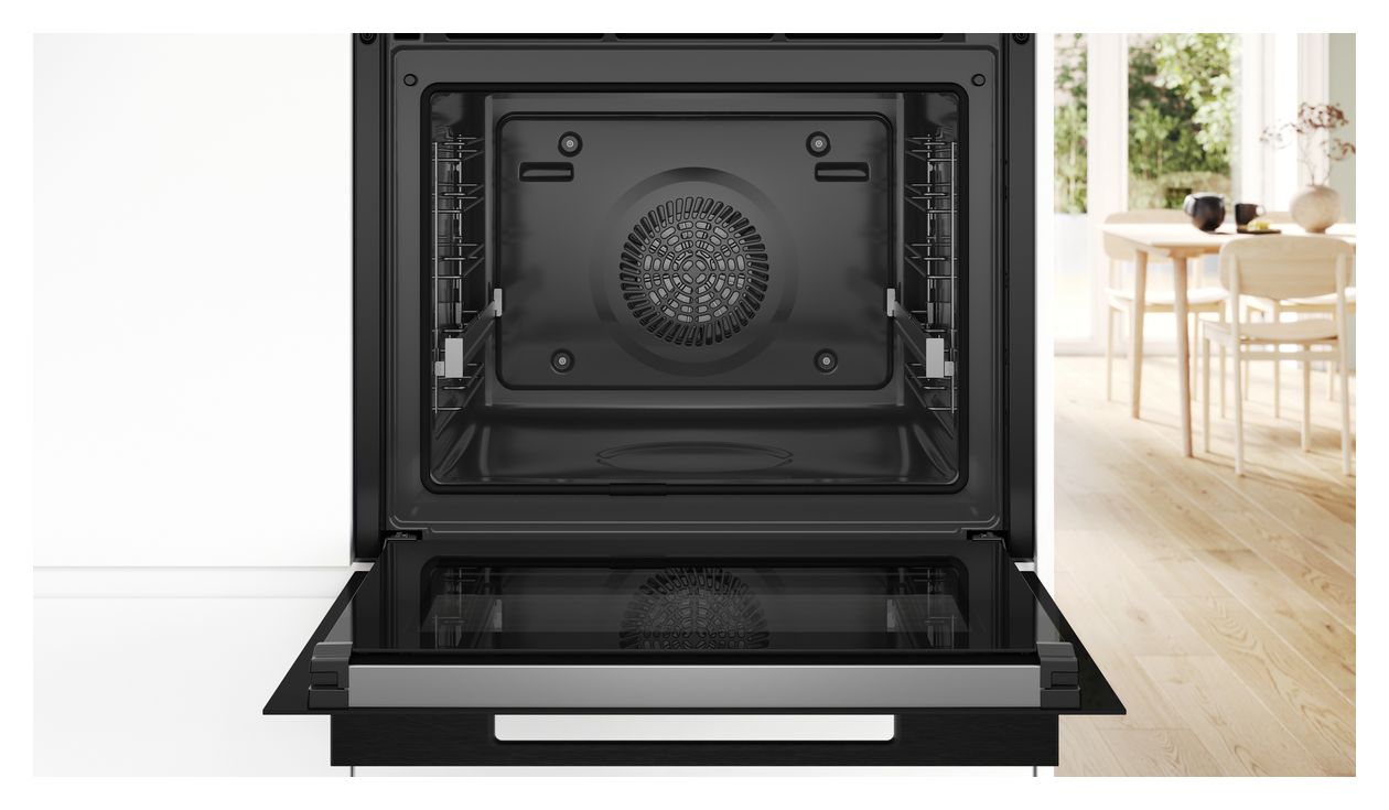 Serie 8 HBG978NM1 Einbaubackofen groß AutoClean (Schwarz) 