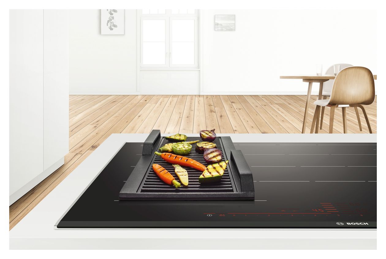 HEZ390522 Grillplatte 370 mm für FlexZonen mit Induktion 
