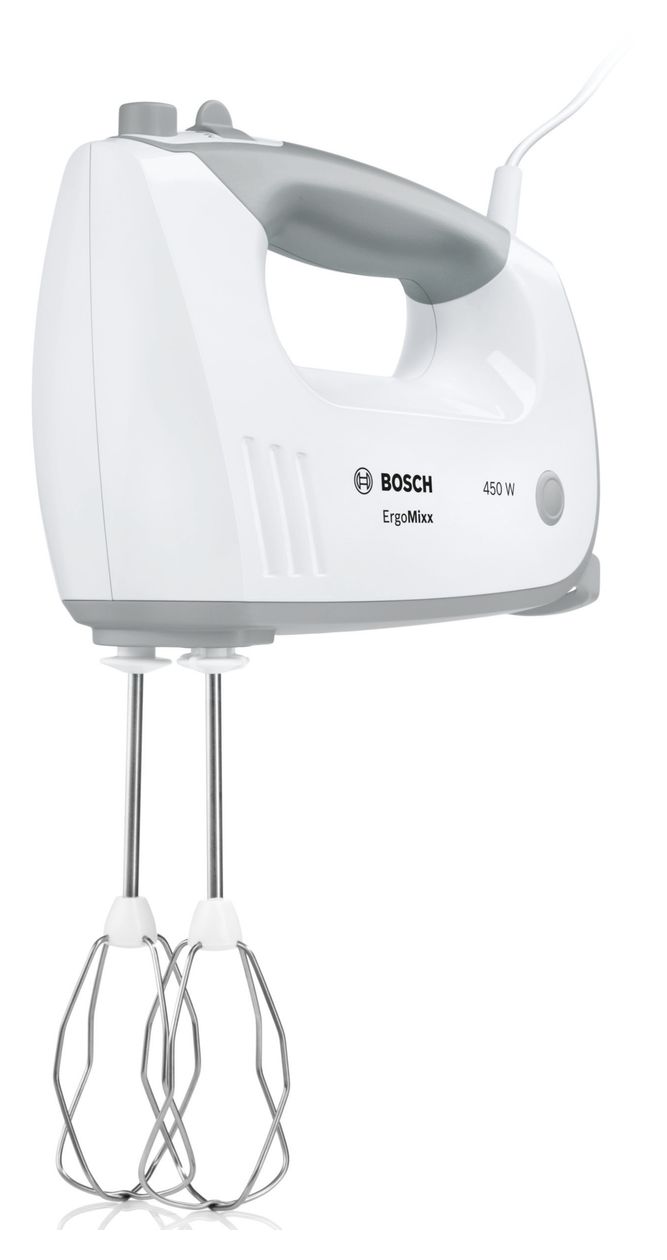 MFQ36460 ErgoMixx inkl. Rührschüssel Handmixer 5 Stufen 450 W  (Weiß) 