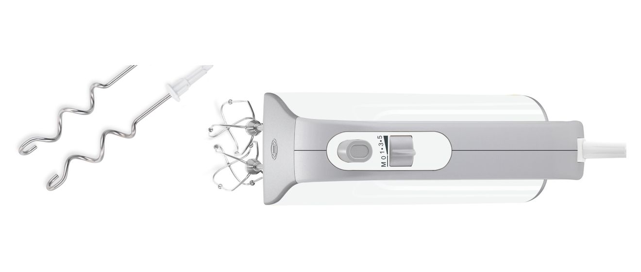 MFQ4030 Styline Handmixer 500 W 5 Stufen  (Silber, Weiß) 