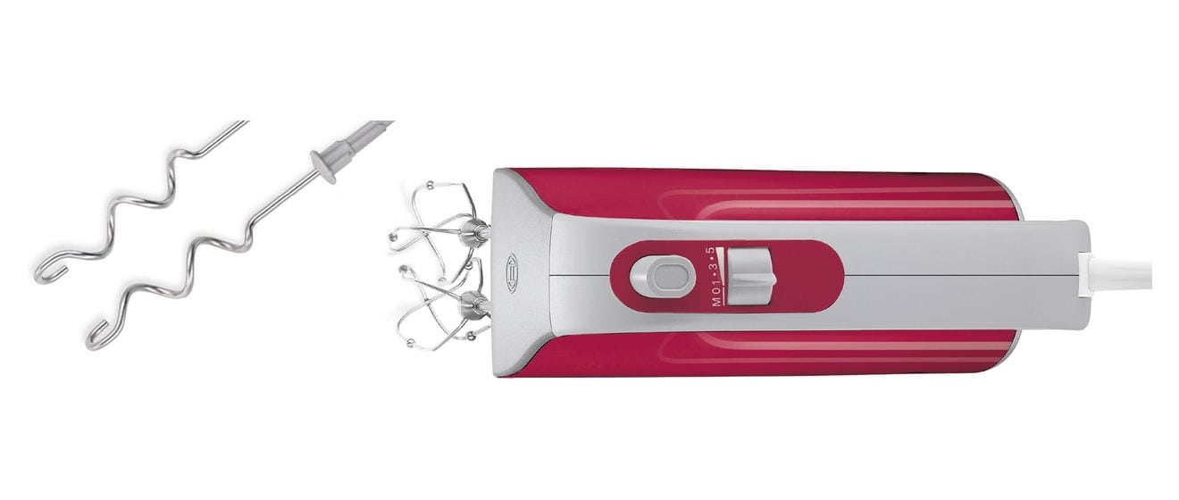 MFQ40304 Styline Colour Handmixer 500 W 5 Stufen  (Rot, Weiß) 