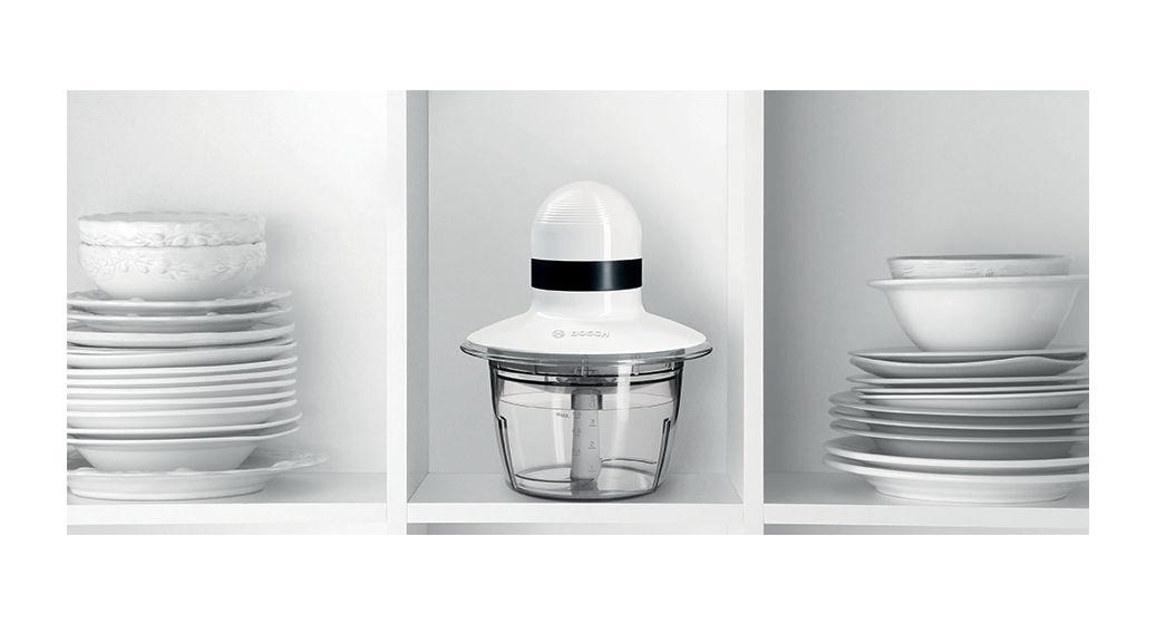 MMR08A1 Zerkleinerer 400 W 0,8 l Kunststoff Behälter  (Anthrazit, Weiß) 