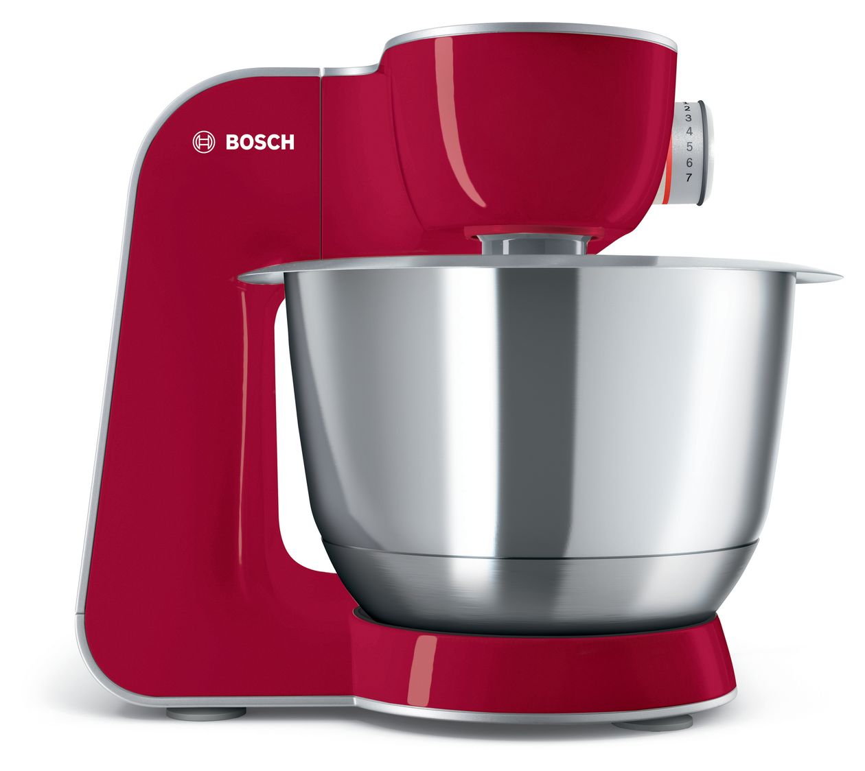 MUM58720 1000 W Küchenmaschine 3,9 l (Grau, Rot, Edelstahl) 