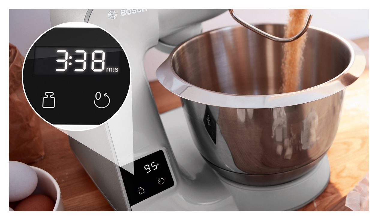 MUM5XL72 1000 W Küchenmaschine 3,9 l mit Waage  (Grau, Silber) 