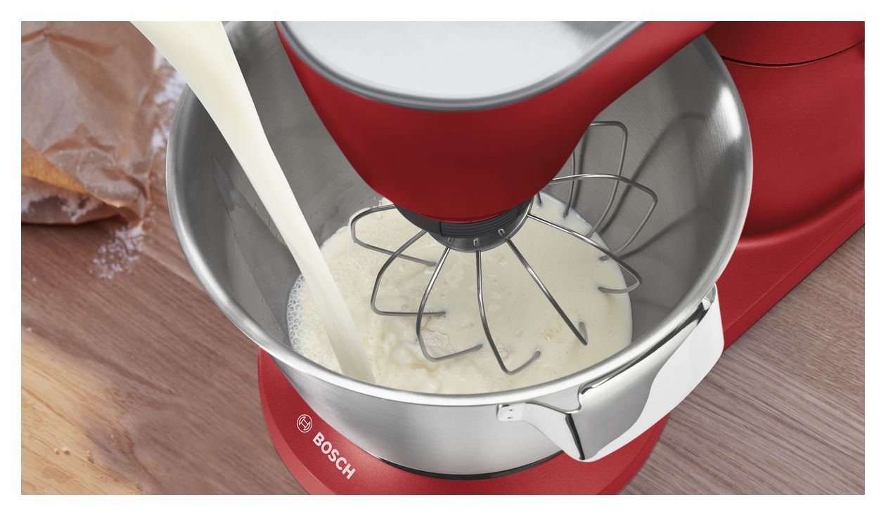 MUM9A66R00 OptiMUM Küchenmaschine 5,5 l  (Rot, Silber) 
