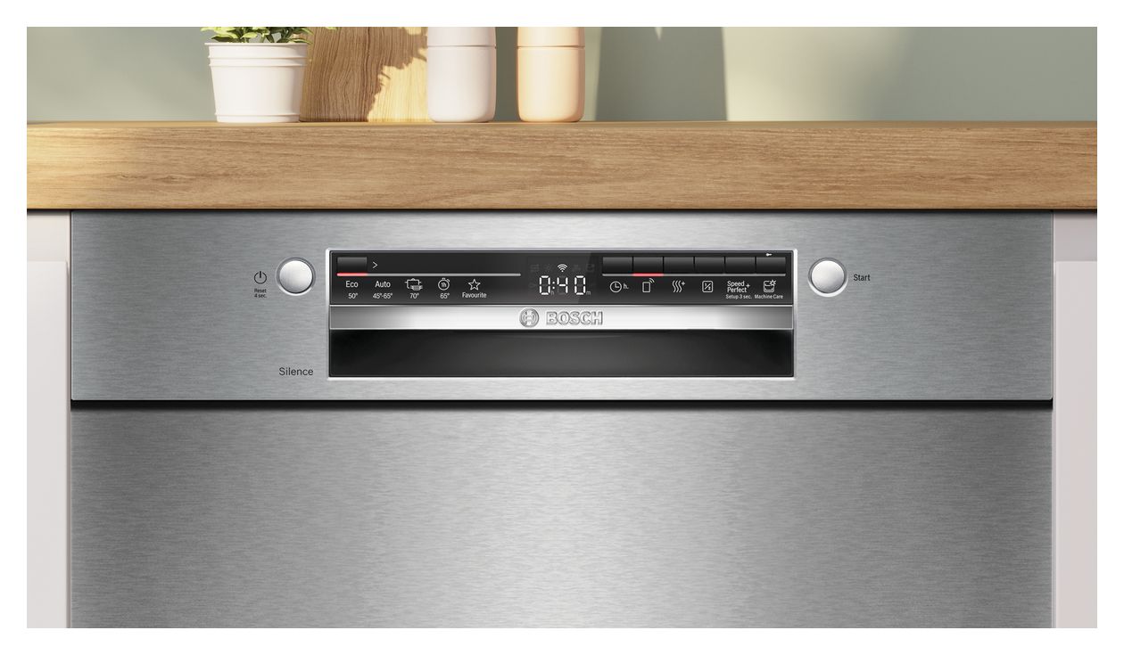 Seire 2 SMU2HTS08E 60 cm Geschirrspüler freistehend Leise 13 Maßgedecke aquaStop Funktion Wärmetauscher 