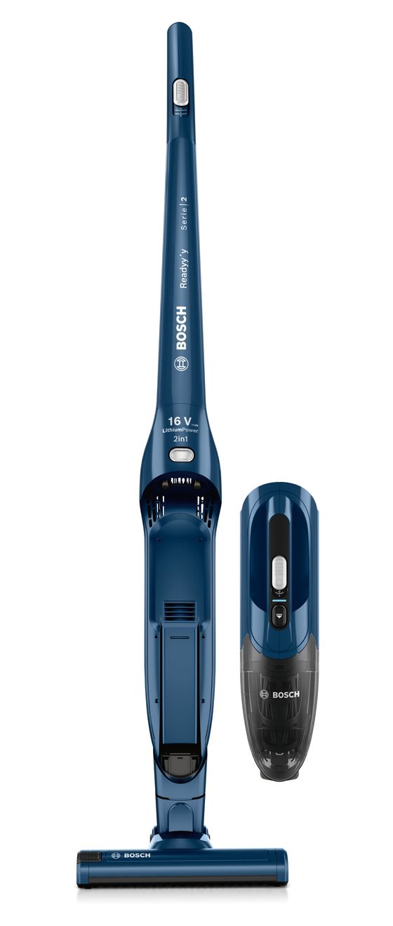 Serie 2 BCHF216S Handstaubsauger Beutellos bis 40 min Laufzeit 14,4 V  (Blau) 