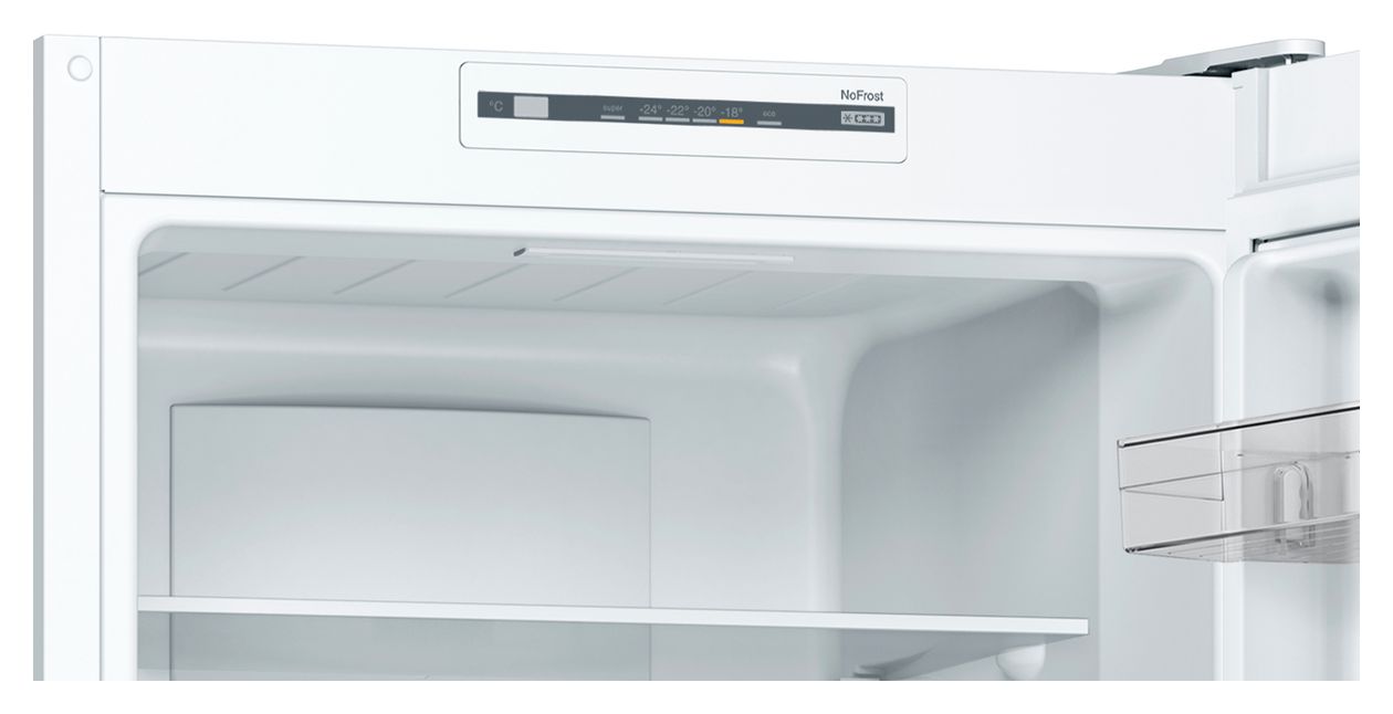 Serie 2 KGN33NWEB 193 l / 89 l Kühl-Gefrierkombi freistehend 237 kWh Jahr  (Weiß) 