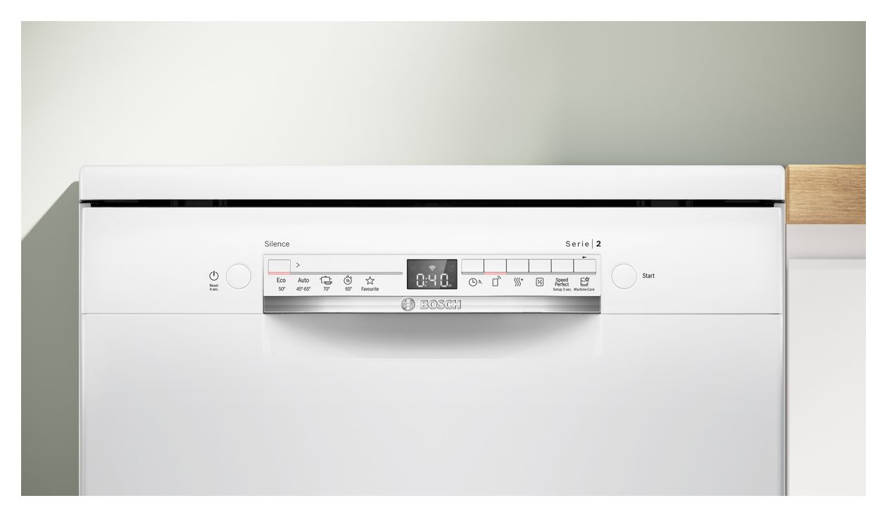 Serie 2 SMS2ITW09E 60 cm Geschirrspüler freistehend Leise 13 Maßgedecke aquaStop Funktion 