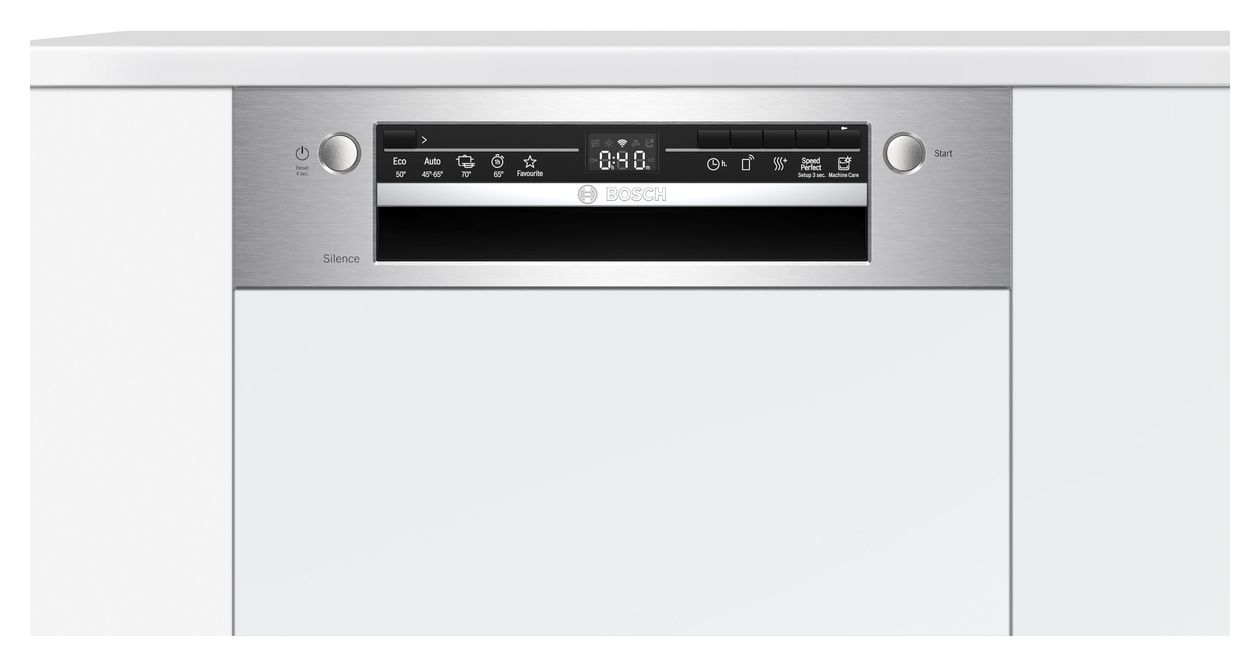 Serie 2 SPI2IKS10E 45 cm Geschirrspüler teilintegriert (ohne Front) Leise 9 Maßgedecke aquaStop Funktion 