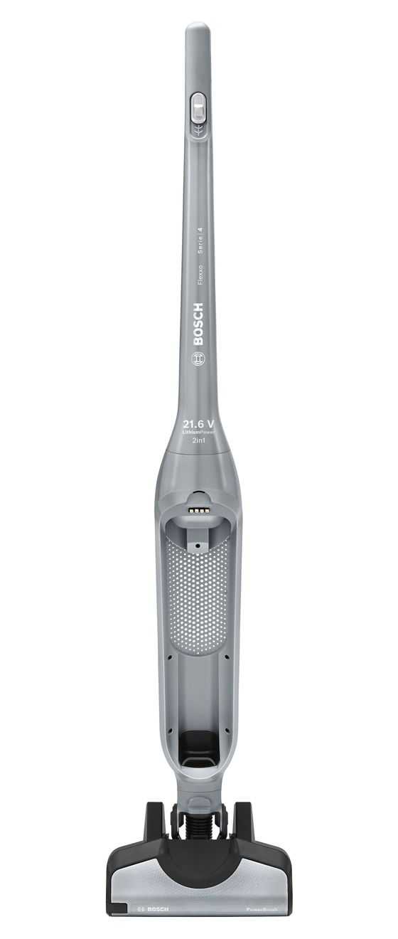 Serie 4 BCH3P210 Handstaubsauger Beutellos bis 50 min Laufzeit 21,6 V  (Schwarz, Grau) 