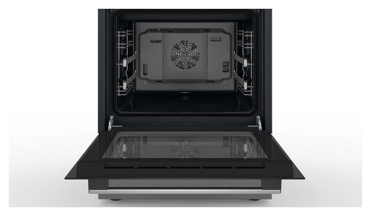 Serie 4 HKR39C250 Freistehender Herd Elektro normal Variabler Doppelgrill 7 Beheizungsarten mit Glaskeramik Kochfeld 