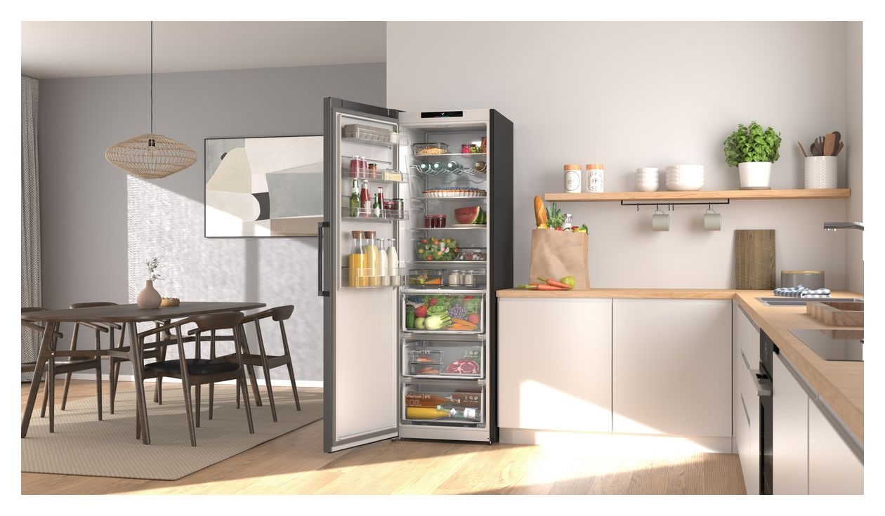 Serie 4 KSN36VCCG 402 l Kühlschrank freistehend EEK: C 110 kWh Jahr NoFrost  (Grau) 
