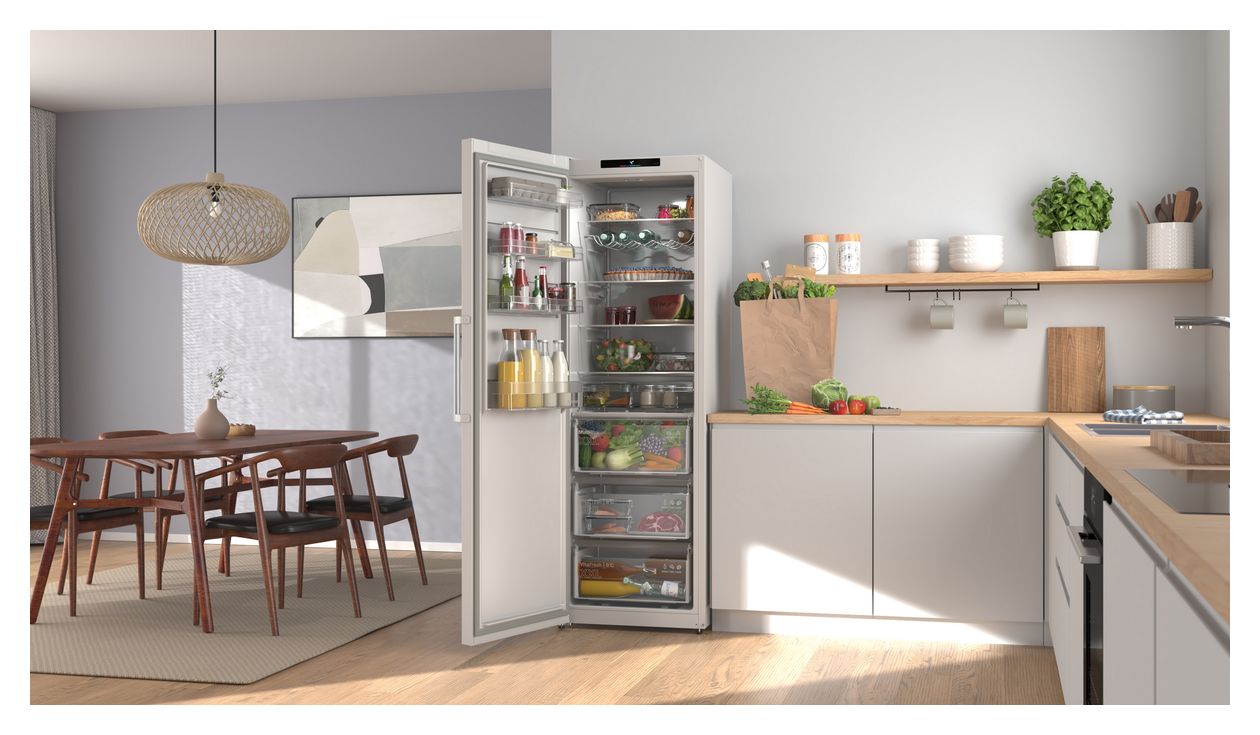 Serie 4 KSN36VWCG 402 l / 402 l Kühlschrank freistehend EEK: C 110 kWh Jahr NoFrost  (Weiß) 