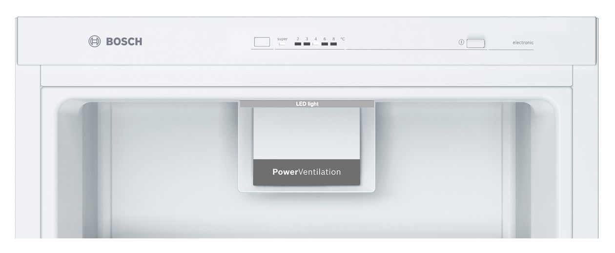 Serie 4 KSV36VWEP 346 l / 346 l Kühlschrank freistehend EEK: E 116 kWh Jahr  (Weiß) 