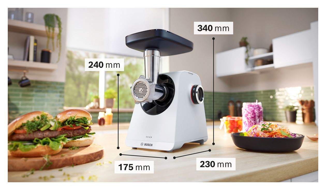 Serie 4 MFWS420W MultiPower Fleischwolf 