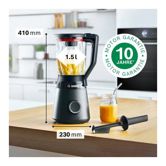 Serie 4 MMB4192B VitaPower 1,5 l Standmixer 2 Stufen 1200 W  (Schwarz) 