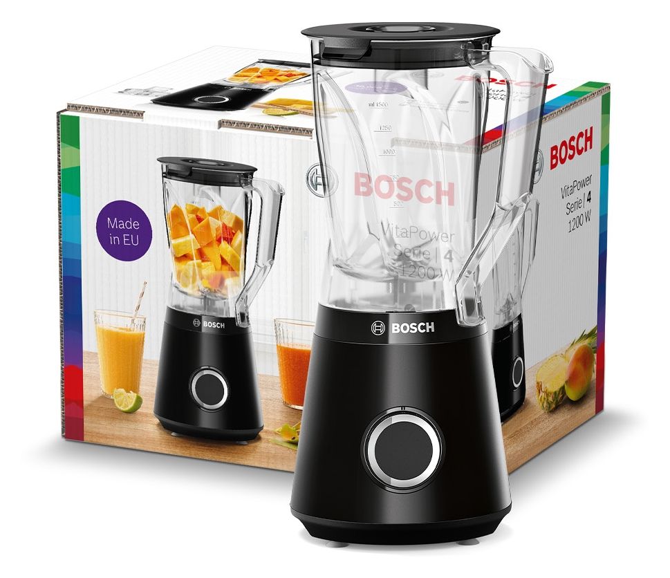 Serie 4 MMB6141B VitaPower 1,5 l Standmixer 2 Geschwindigkeiten 1200 W  (Schwarz) 