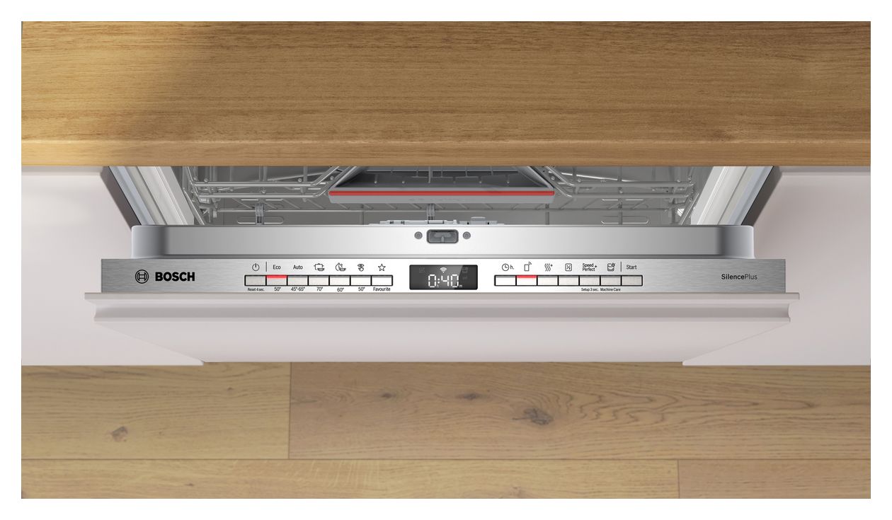 Serie 4 SBH4ECX28E 60 cm Geschirrspüler vollintegriert (ohne Front) Sehr leise 14 Maßgedecke aquaStop Funktion Wärmetauscher 