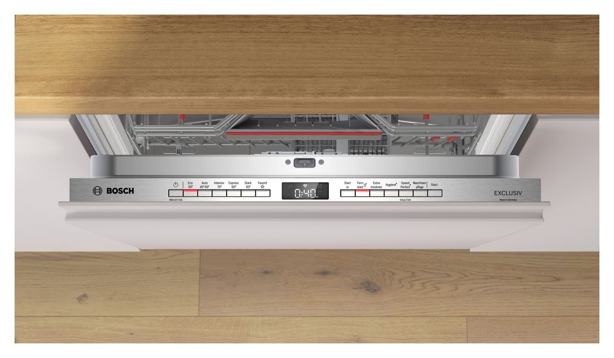 Serie 4 SBV4EBX04D 60 cm Geschirrspüler vollintegriert (ohne Front) Sehr leise 13 Maßgedecke aquaStop Funktion 