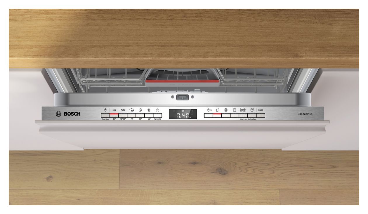 Serie 4 SBV4EVX08E 60 cm Geschirrspüler vollintegriert (ohne Front) Leise 14 Maßgedecke aquaStop Funktion Wärmetauscher 