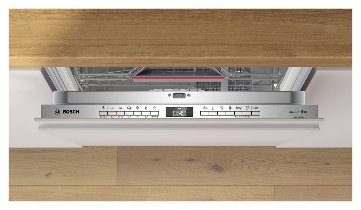 Serie 4 SMH4HB802E 60 cm Geschirrspüler vollintegriert (ohne Front) Sehr leise 13 Maßgedecke aquaStop Funktion Wärmetauscher 